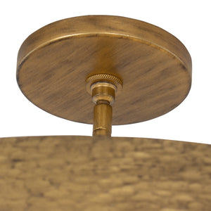 Kalco - 528645RSG - Eight Light Convertible Pendant / Semi-Flush - Moda - Rustic Gold