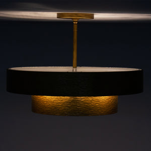 Kalco - 528645RSG - Eight Light Convertible Pendant / Semi-Flush - Moda - Rustic Gold
