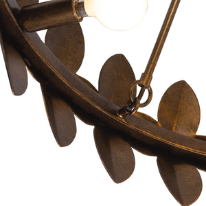Kalco - 529055PAB - Six Light Chandelier - Vittoria - Pearlized Antique Brass