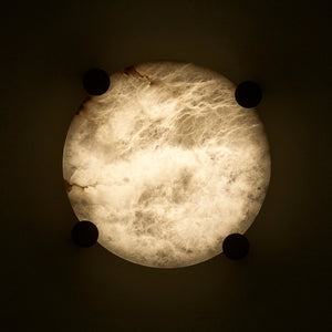 Kalco - 528743WB - LED Flush Mount - Lumba - Winter Brass