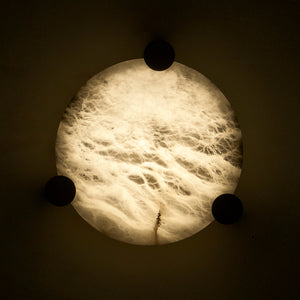 Kalco - 528742WB - LED Flush Mount - Lumba - Winter Brass