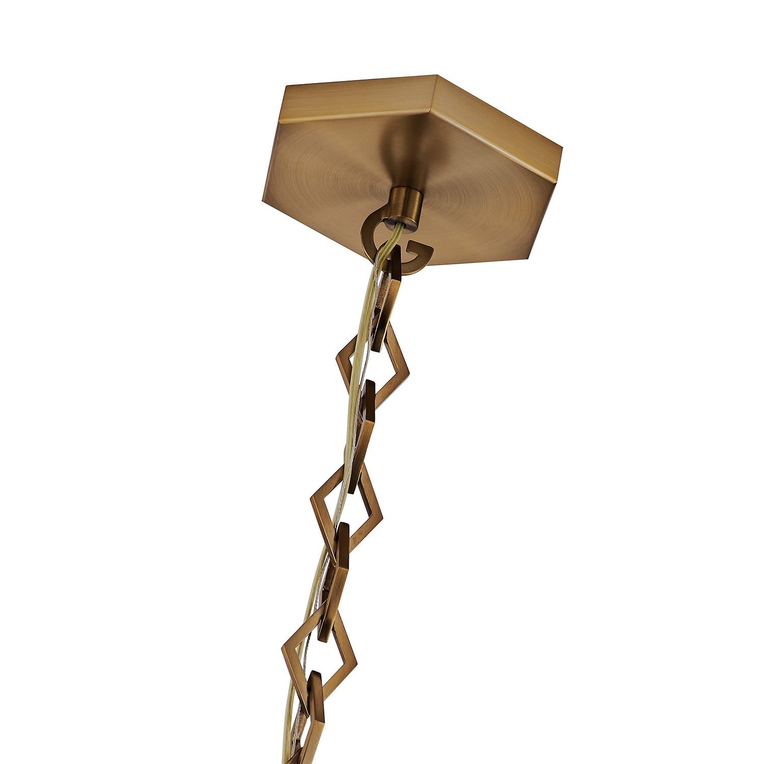 Kalco - 528311WB - One Light Pendant - Bolsa - Winter Brass