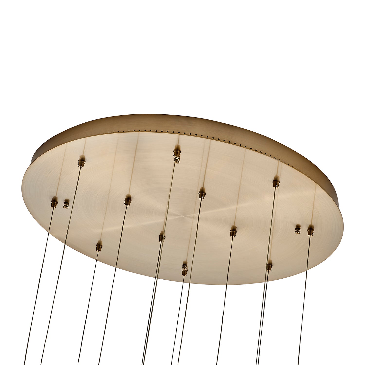Kalco - 524952WB - LED Chandelier - Kiriko - Winter Brass