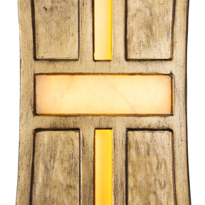 Kalco - 528421RBG - LED Wall Sconce - Dos - Rustic Gold and Brushed Gold
