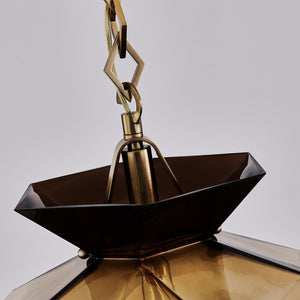 Kalco - 528313WB - One Light Pendant - Bolsa - Winter Brass