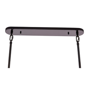 Kalco - 524661BN - Nine Light Linear Pendant - Uroko - Black Nickel