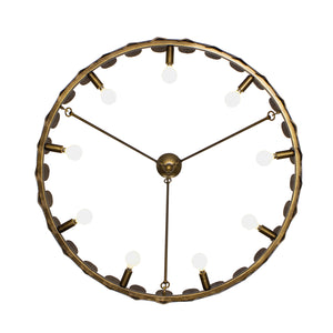 Kalco - 529056PAB - Nine Light Chandelier - Vittoria - Pearlized Antique Brass