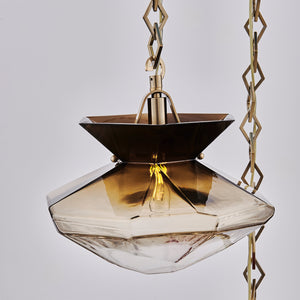 Kalco - 528351WB - Three Light Chandelier - Bolsa - Winter Brass