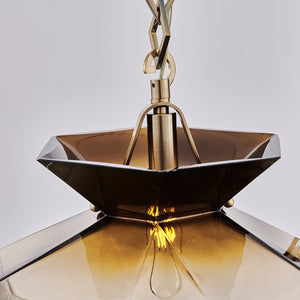 Kalco - 528351WB - Three Light Chandelier - Bolsa - Winter Brass