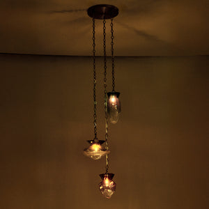 Kalco - 528351WB - Three Light Chandelier - Bolsa - Winter Brass