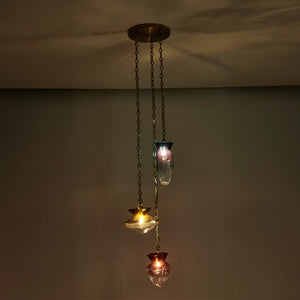 Kalco - 528351WB - Three Light Chandelier - Bolsa - Winter Brass