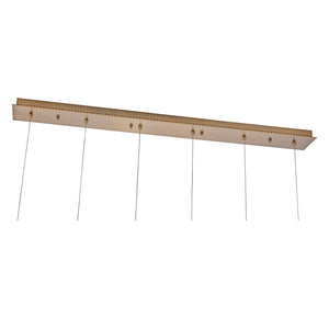 Kalco - 524961WB - LED Linear Pendant - Kiriko - Winter Brass