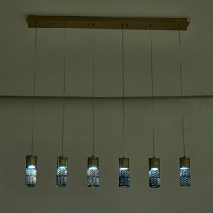 Kalco - 524961WB - LED Linear Pendant - Kiriko - Winter Brass