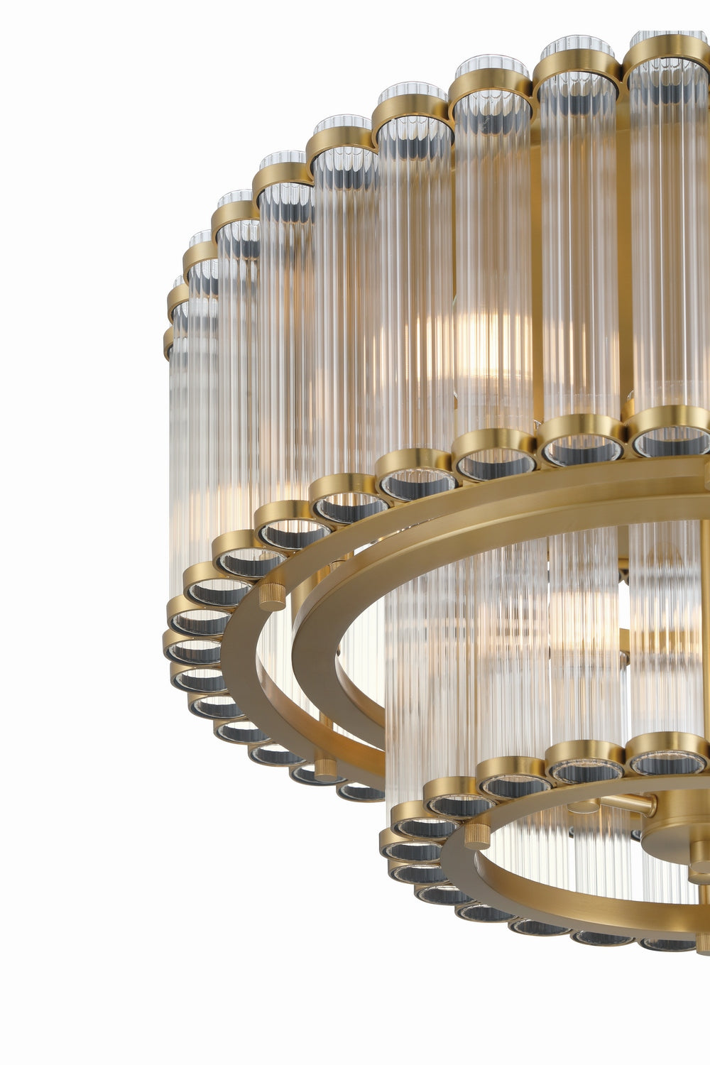 Eurofase - 49169-010 - Nine Light Flush Mount - Glasbury - Gold