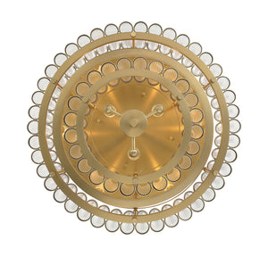Eurofase - 49169-010 - Nine Light Flush Mount - Glasbury - Gold