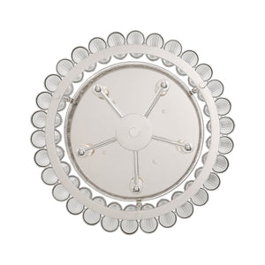 Eurofase - 49185-027 - Five Light Flush Mount - Glasbury - Polished Nickel