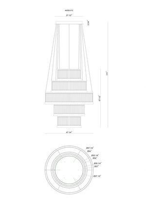 Eurofase - 49350-012 - LED Chandelier - Empra - Gold