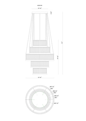 Eurofase - 49350-029 - LED Chandelier - Empra - Matte Black