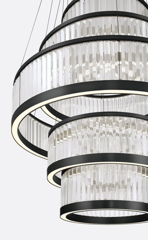Eurofase - 49350-029 - LED Chandelier - Empra - Matte Black