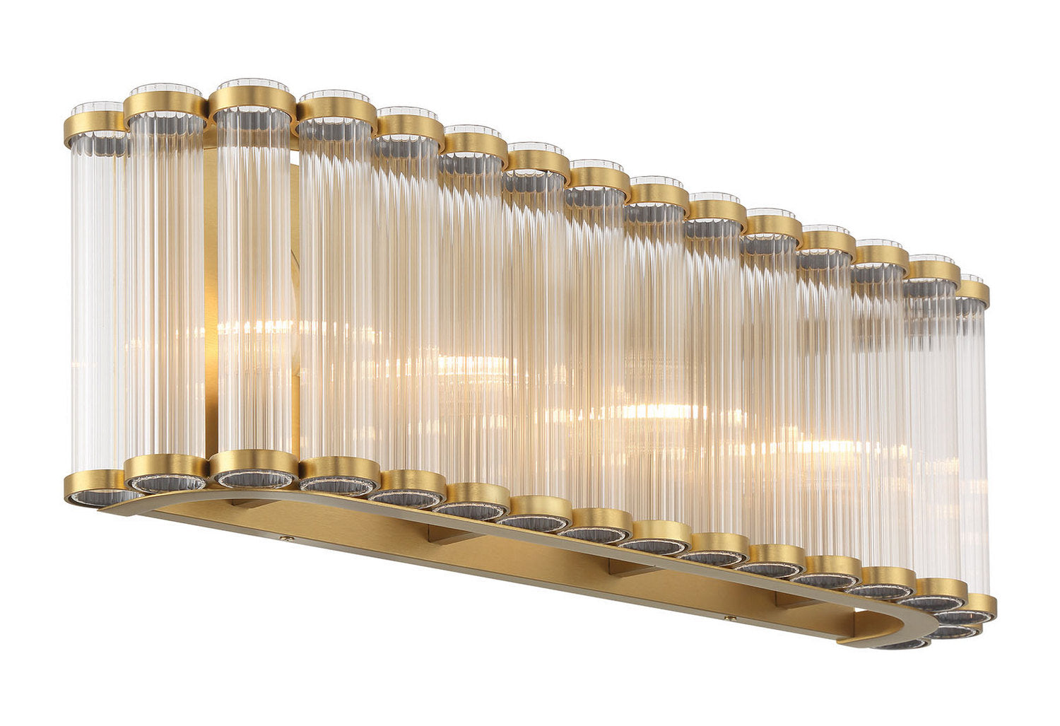 Eurofase - 50042-012 - Four Light Vanity - Glasbury - Gold