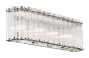 Eurofase - 50042-029 - Four Light Vanity - Glasbury - Polished Nickel