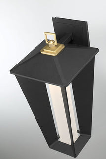 Eurofase - 50048-014 - LED Outdoor Wall Sconce - Andson - Brass-Sand Black Mix
