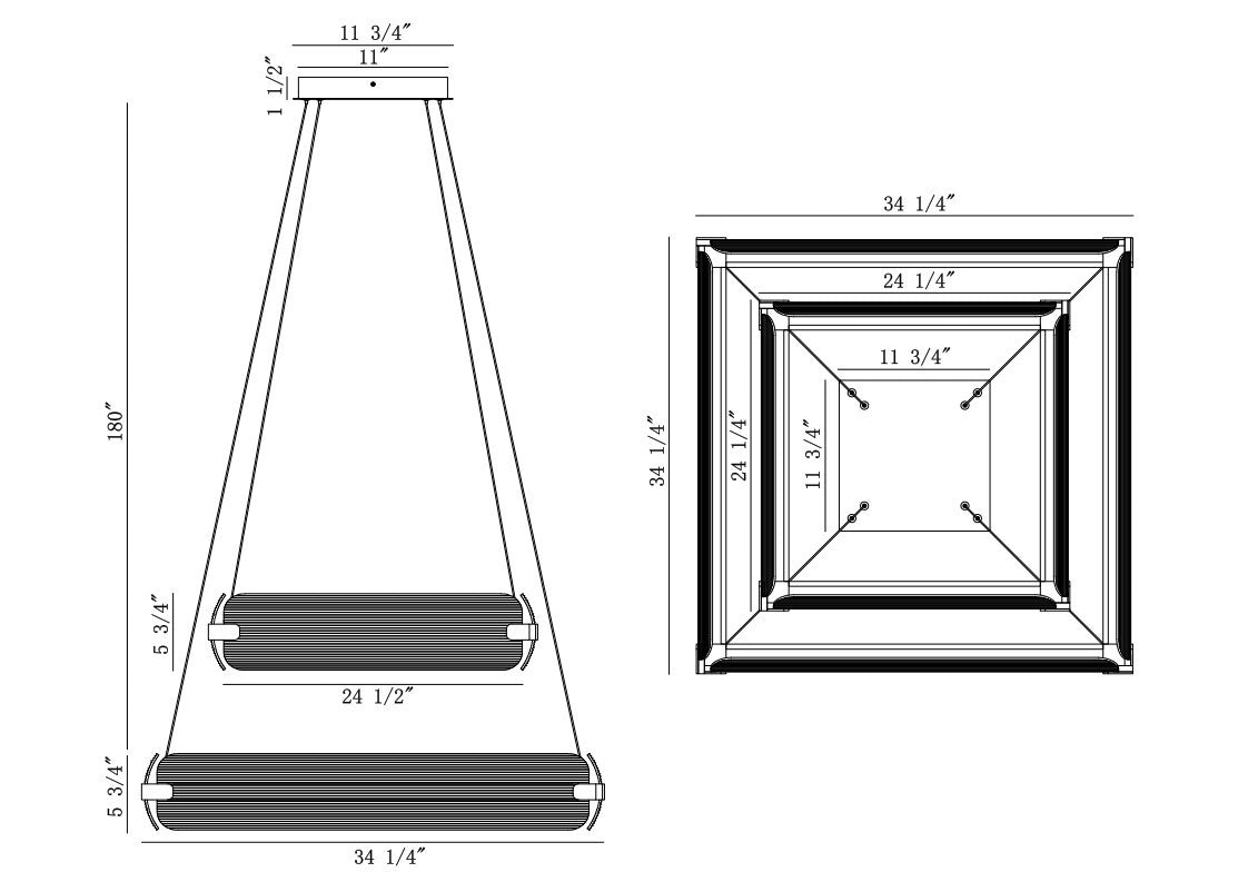 Eurofase - 50054-022 - LED Chandelier - Neoness - Matte Black