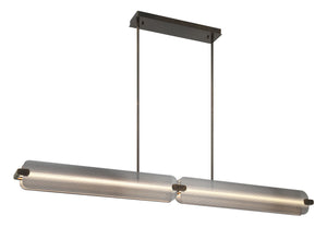Eurofase - 50057-016 - LED Linear Chandelier - Neoness - Weathered Brass