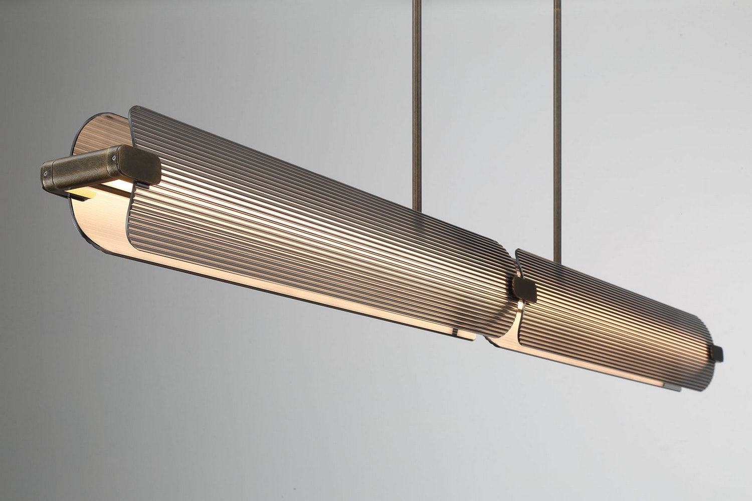 Eurofase - 50057-016 - LED Linear Chandelier - Neoness - Weathered Brass