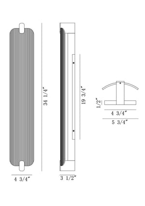 Eurofase - 50063-024 - LED Outdoor Wall Sconce - Neoness - Matte Black