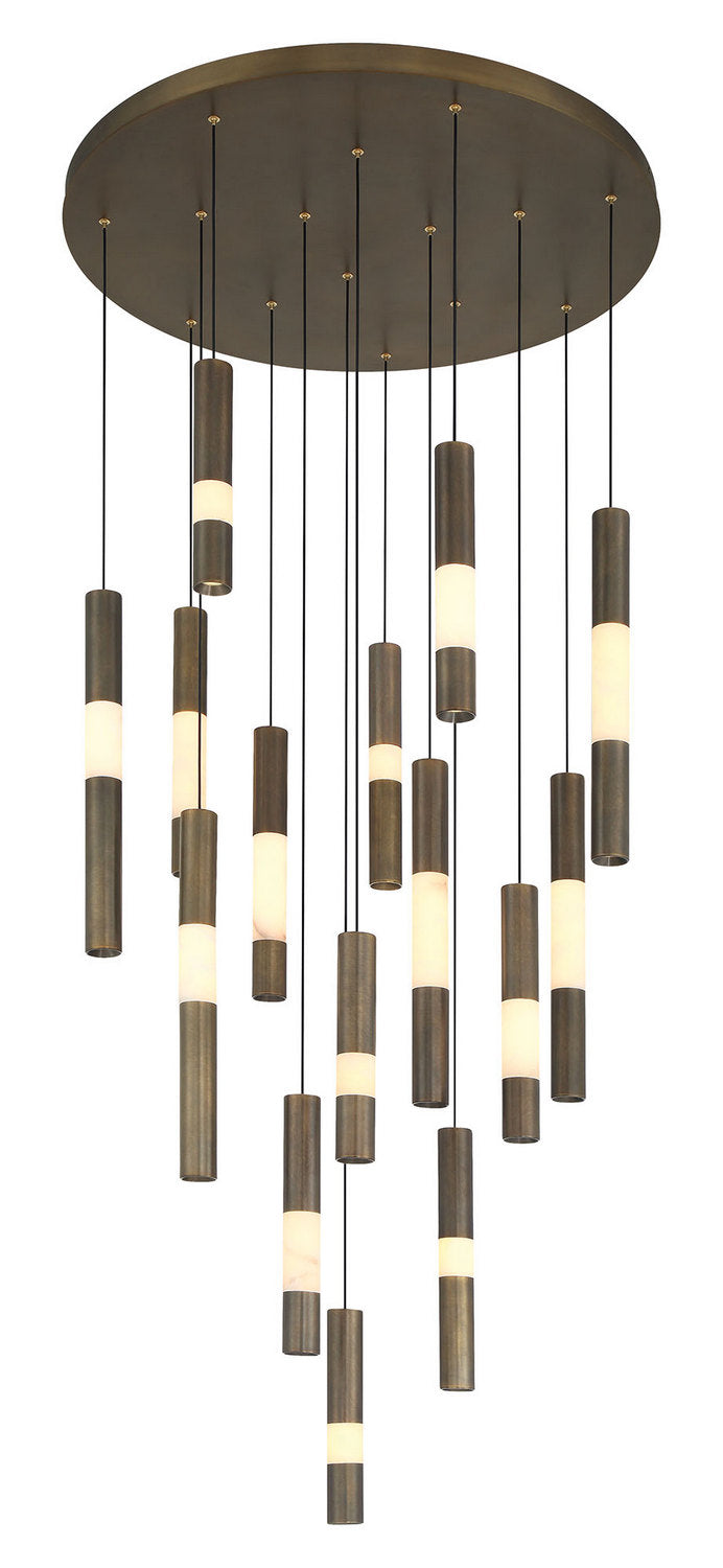 Eurofase - 50120-017 - LED Chandelier - Ronda - Weathered Brass