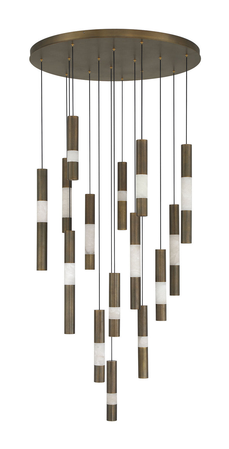 Eurofase - 50120-017 - LED Chandelier - Ronda - Weathered Brass