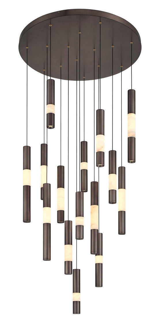 Eurofase - 50120-024 - LED Chandelier - Ronda - Harlow Bronze