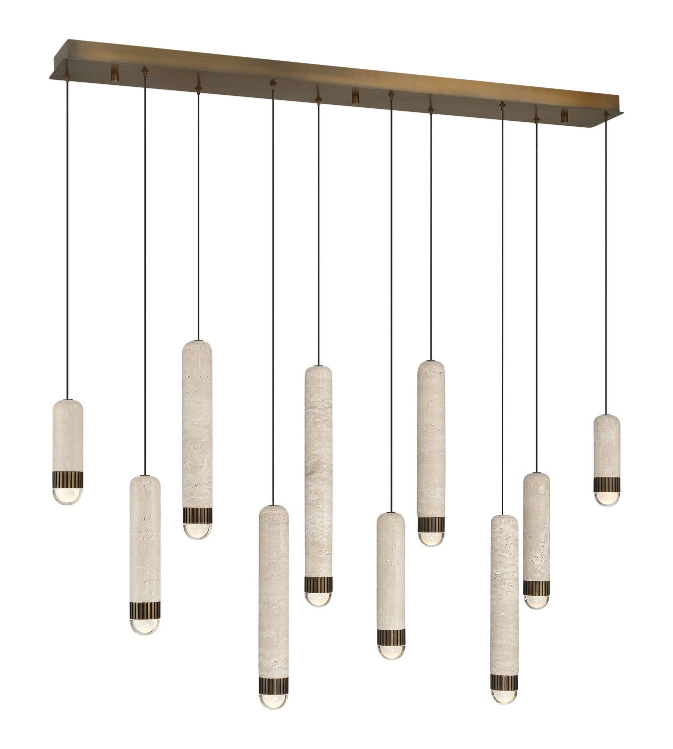 Eurofase - 50129-027 - LED Linear Chandelier - Cambre - Antique Brass