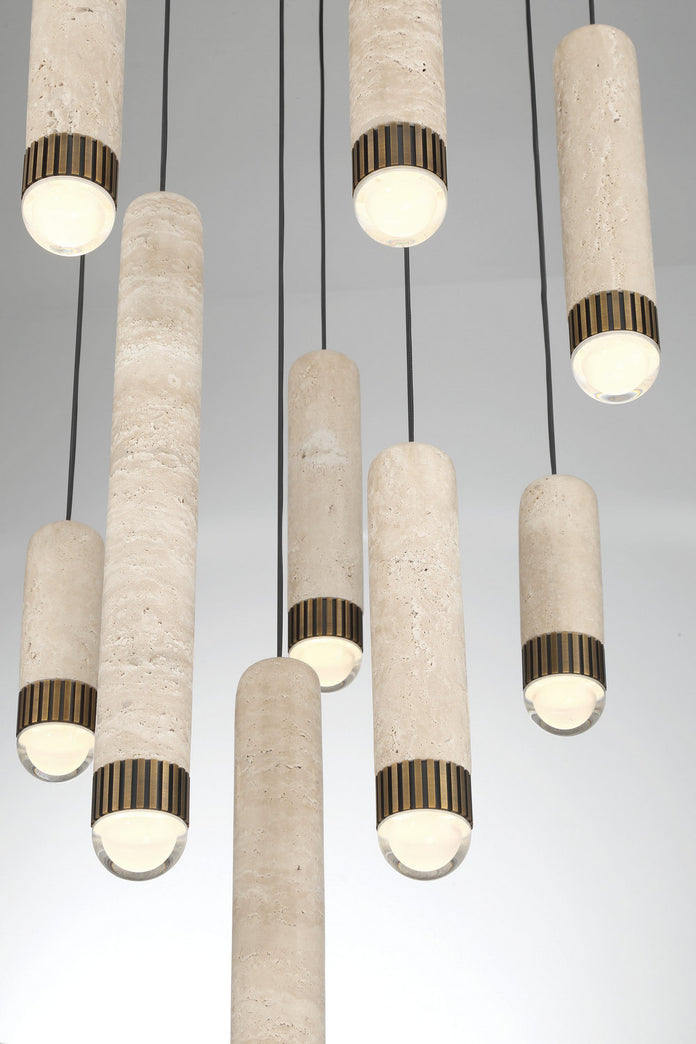 Eurofase - 50130-023 - LED Chandelier - Cambre - Antique Brass