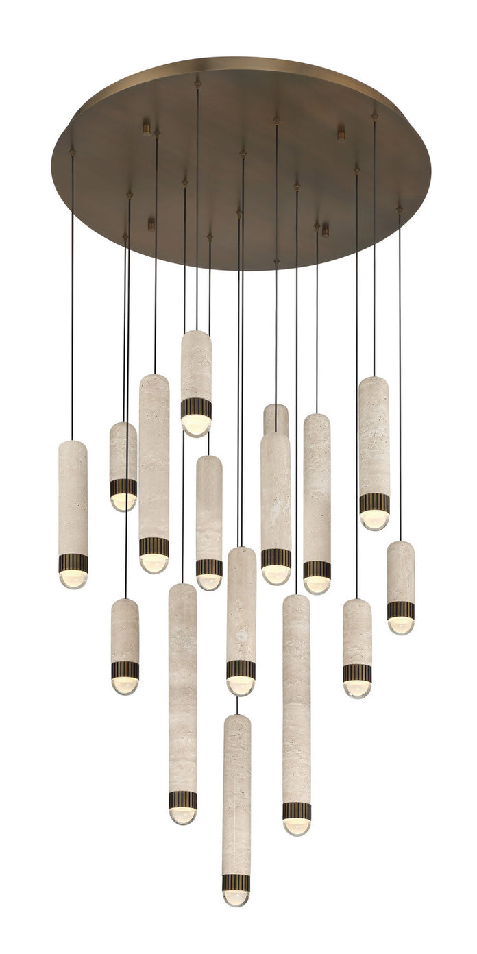 Eurofase - 50131-020 - LED Chandelier - Cambre - Antique Brass