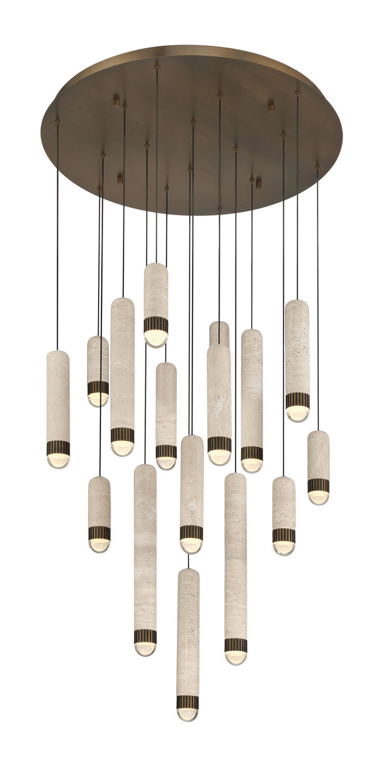 Eurofase - 50131-020 - LED Chandelier - Cambre - Antique Brass