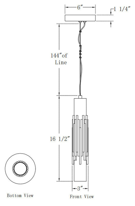 Eurofase - 50352-012 - LED Pendant - Venna - Urban Bronze