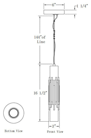 Eurofase - 50352-029 - LED Pendant - Venna - Antique Brass