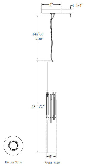 Eurofase - 50354-016 - LED Pendant - Venna - Urban Bronze