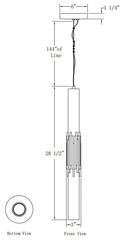 Eurofase - 50354-016 - LED Pendant - Venna - Urban Bronze