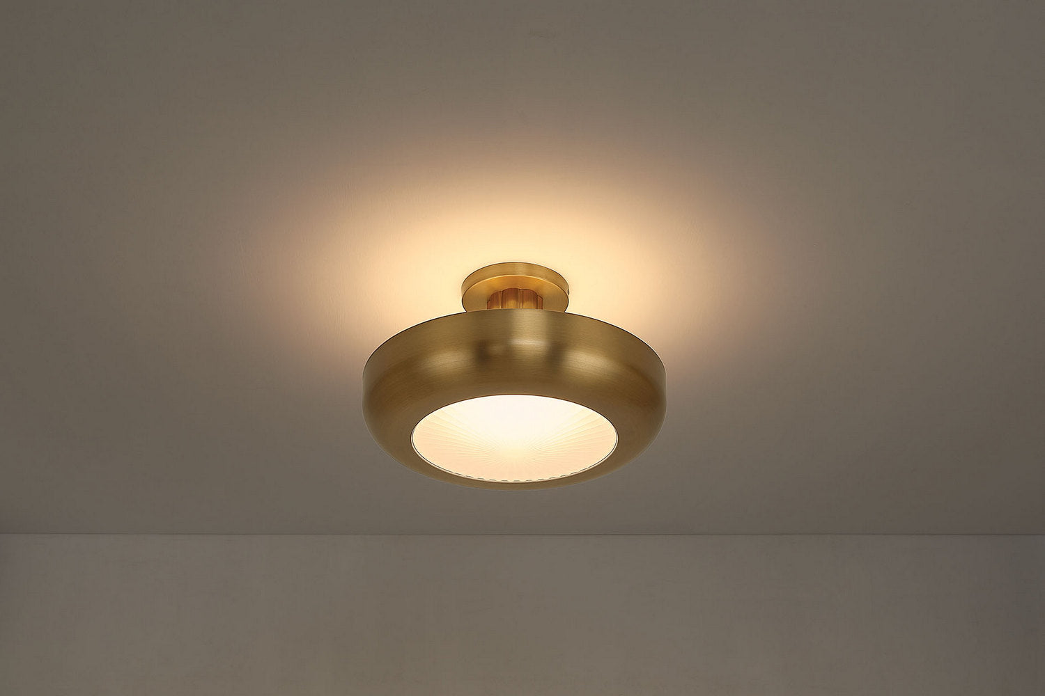 Eurofase - 50389-025 - LED Semi-Flush Mount - Macey - Antique Brass