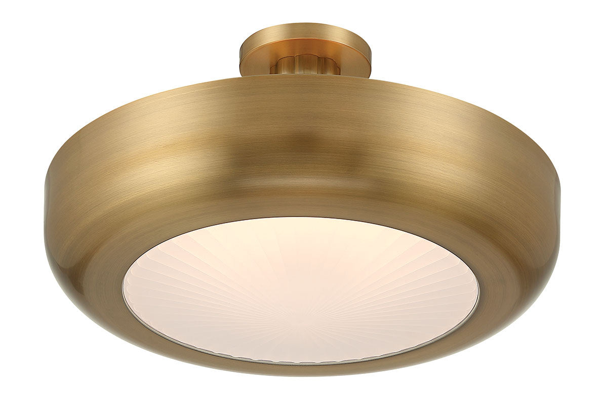 Eurofase - 50390-021 - LED Semi-Flush Mount - Macey - Antique Brass