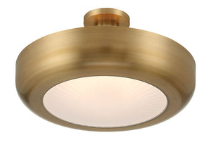 Eurofase - 50390-021 - LED Semi-Flush Mount - Macey - Antique Brass