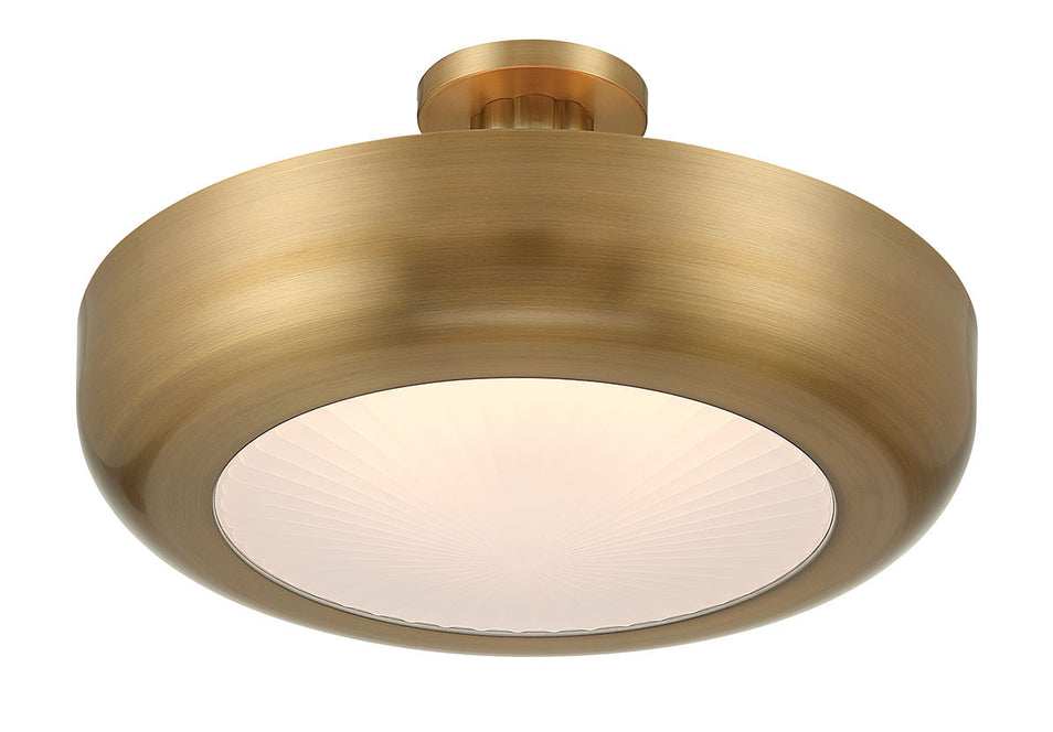 Eurofase - 50390-021 - LED Semi-Flush Mount - Macey - Antique Brass