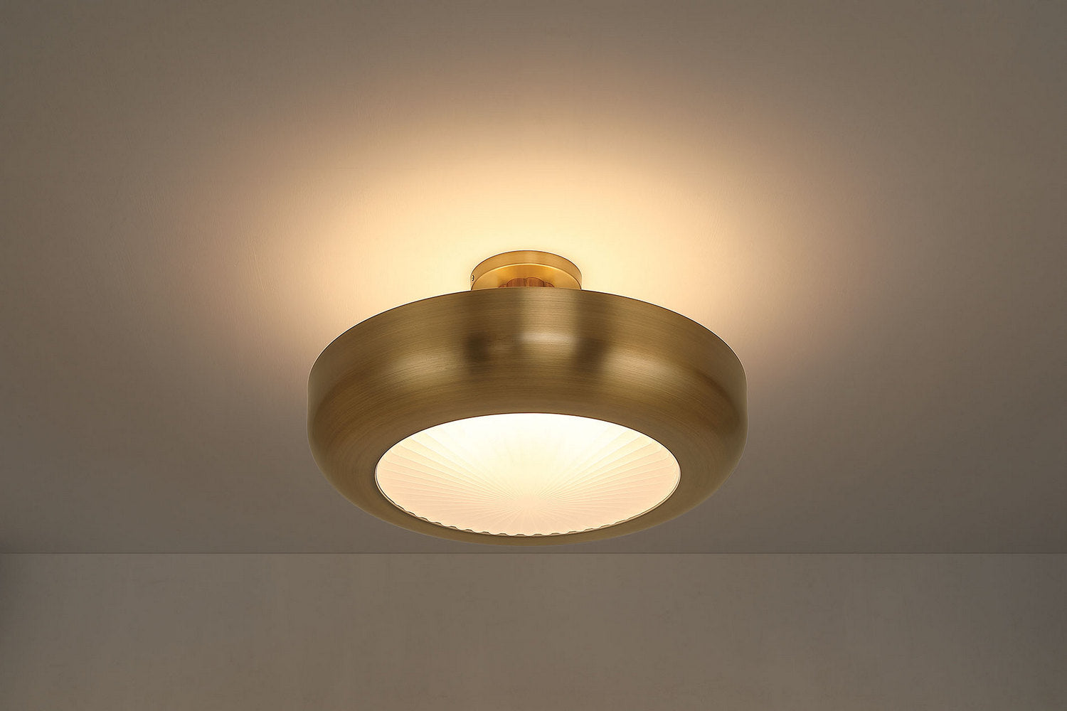 Eurofase - 50390-021 - LED Semi-Flush Mount - Macey - Antique Brass