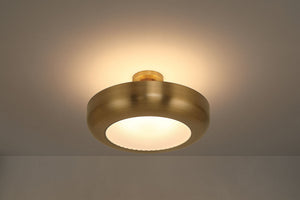 Eurofase - 50390-021 - LED Semi-Flush Mount - Macey - Antique Brass