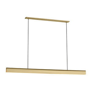 Visual Comfort Modern - PBLS79927HAB - LED Linear Chandelier - Cloak - Hand-Rubbed Antique Brass