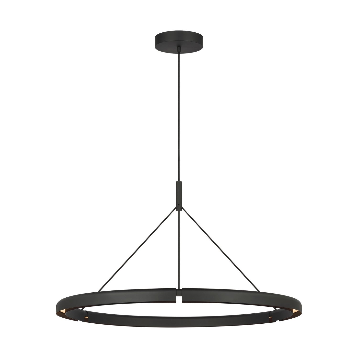 Visual Comfort Modern - PBCH80427B - LED Chandelier - Cloak - Nightshade Black