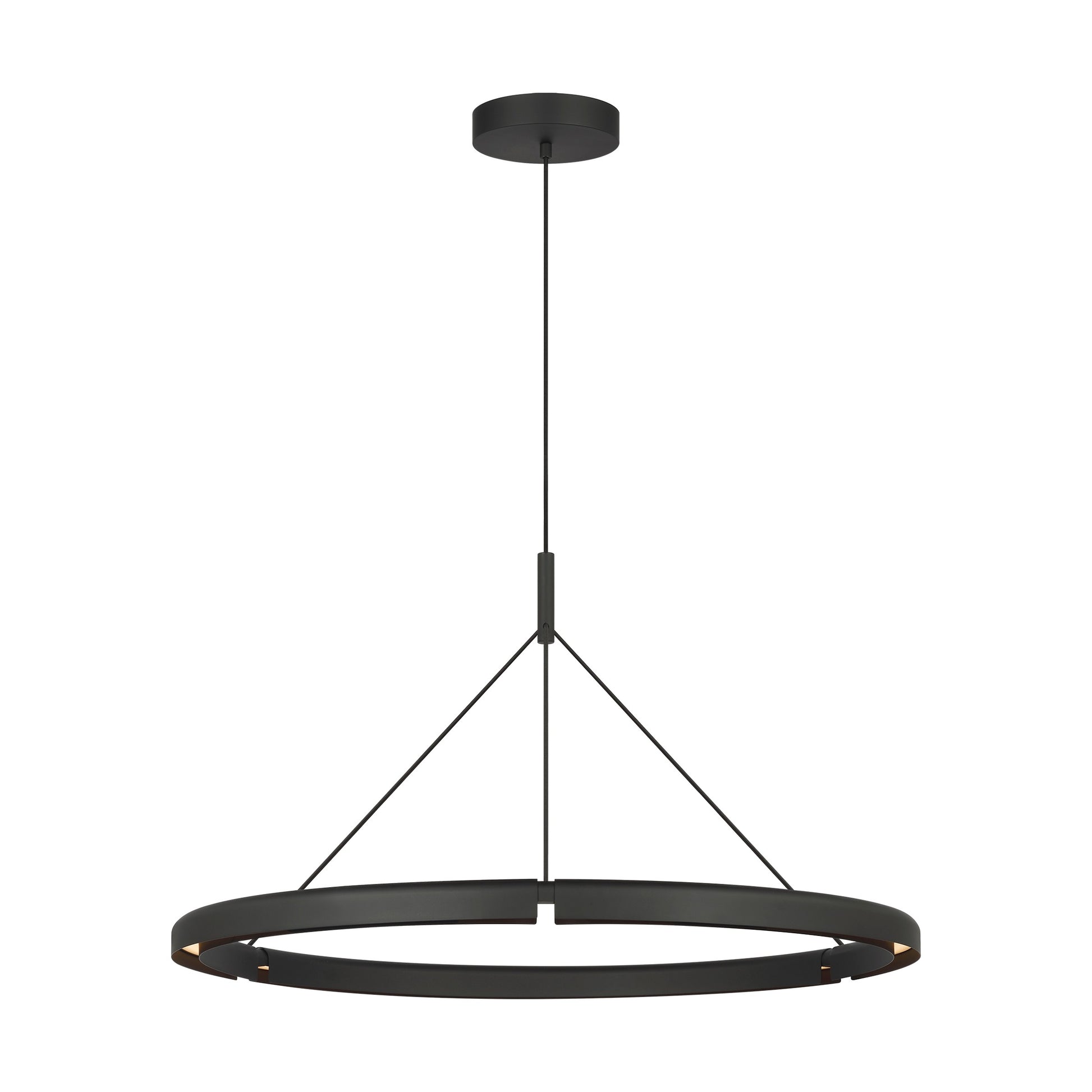 Visual Comfort Modern - PBCH80427B - LED Chandelier - Cloak - Nightshade Black